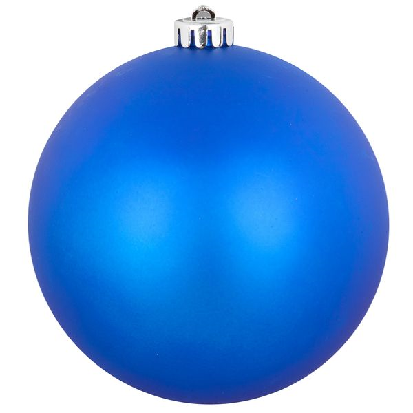 Пластиковый шар 150 мм., синий матовый., 1 шт., Snowmen (ЕК0445)