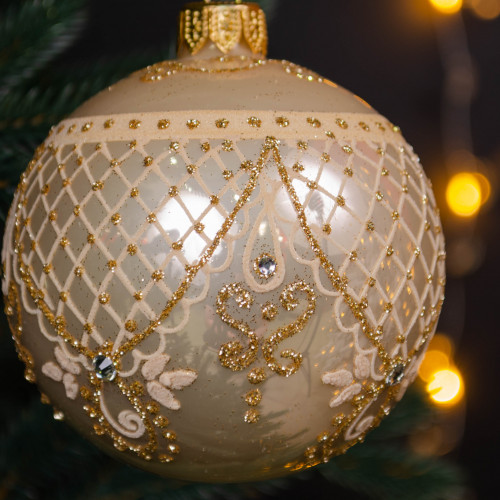 Набор стеклянных шаров Золото Королевы, 13 предметов, золото, Витус (878/6/1)