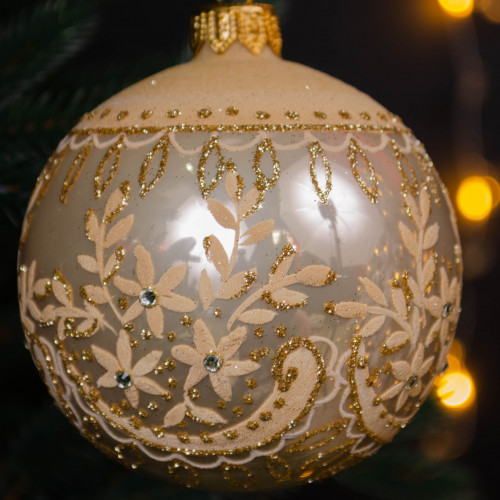 Набор стеклянных шаров Золото Королевы, 13 предметов, золото, Витус (878/6/1)