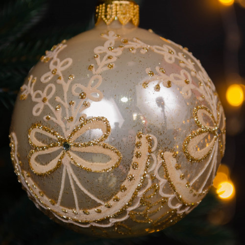 Набор стеклянных шаров Золото Королевы, 13 предметов, золото, Витус (878/6/1)