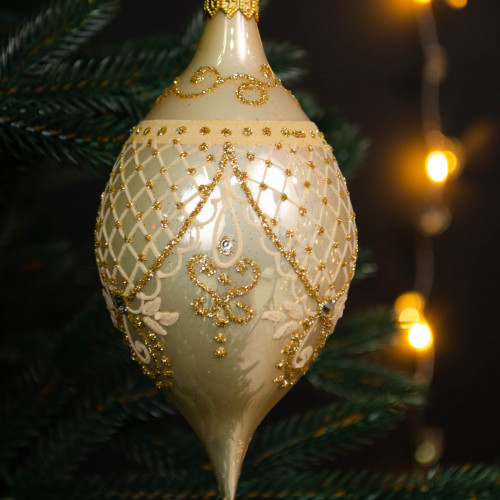 Набор стеклянных шаров Золото Королевы, 13 предметов, золото, Витус (878/6/1)