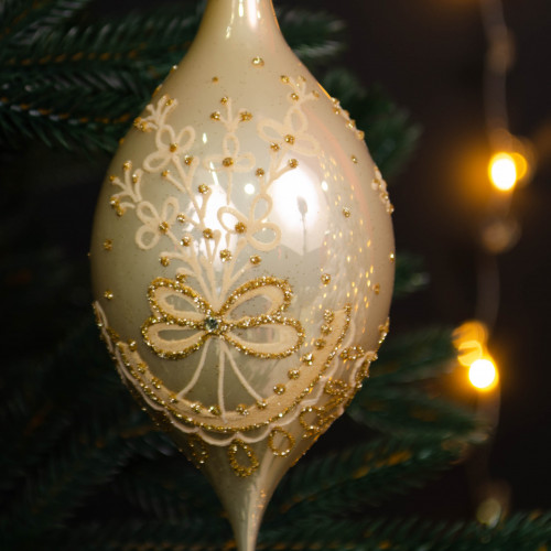 Набор стеклянных шаров Золото Королевы, 13 предметов, золото, Витус (878/6/1)