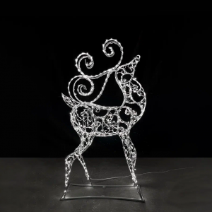 Светодиодная фигура Олень с витыми рогами 180 см., Сад Радости (SR033)