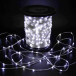 Светодиодная нить Краса 200 м., 2000 холодных белых LED ламп, 24В, статика, прозрачный провод ПВХ, Teamprof (TPF-CR200-24V-T/W) в Санкт-Петербурге