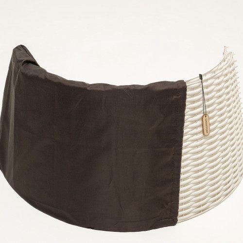 Корзина под елку Премиум Царская лоза 65*48*30 см., разборная, белый, ЕлкиТорг (65-220) в Санкт-Петербурге