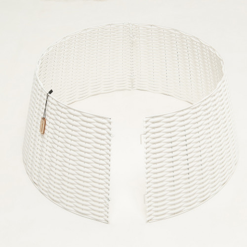 Корзина под елку Премиум Царская лоза 65*48*30 см., разборная, белый, ЕлкиТорг (65-220) в Санкт-Петербурге