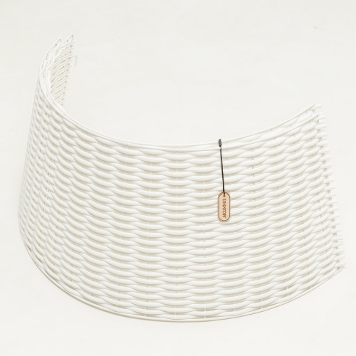 Корзина под елку Премиум Царская лоза 65*48*30 см., разборная, белый, ЕлкиТорг (65-220) в Санкт-Петербурге