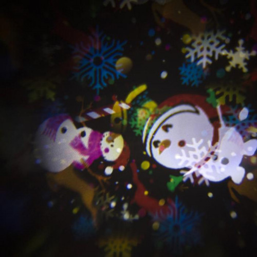 Проектор Новогодние картинки, свечение мульти, 220 В., Luazon Lighting (5254658)