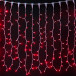 Светодиодный занавес  1*3 м., 420 разноцветных LED ламп, 24В., каучуковый белый провод, IP65, AUG420-8-1EPRGB в Санкт-Петербурге