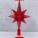 Елочная макушка Звезда Востока 25 см., пластик, красный, Christmas DeLuxe (89603) в Санкт-Петербурге