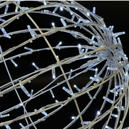 Светодиодная Фигура Световой Шар 0,65 м., холодный белый., 220В., IP65, (LC-13310)