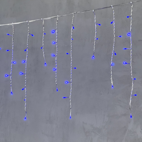 Светодиодная бахрома 3,1*0,5 м., 150 синих LED ламп, прозрачный провод ПВХ, LTC (PIL150-10-2B) в Санкт-Петербурге