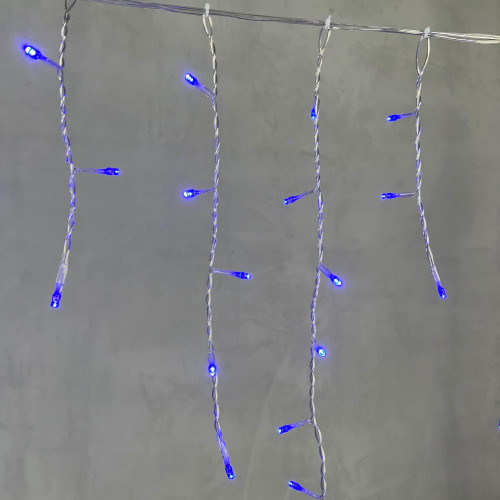 Светодиодная бахрома 3,1*0,5 м., 150 синих LED ламп, прозрачный провод ПВХ, LTC (PIL150-10-2B) в Санкт-Петербурге