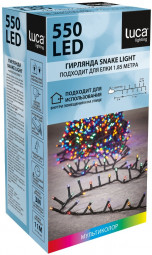 Светодиодная гирлянда Snake Light для елки 185 см., 550 разноцветных LED ламп, контроллер,  длина 11 м. Triumph Tree (83080)