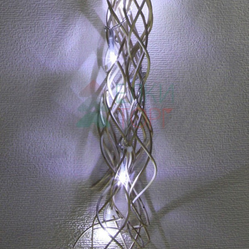 Светодиодная флористика Бамбуковая ветка 1.1 м., 3*АА батарейки, 20 холодных белых LED ламп, Beauty Led (B247L-D020A-13) 