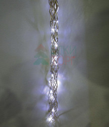 Светодиодная флористика Бамбуковая ветка 1.1 м., 3*АА батарейки, 20 холодных белых LED ламп, Beauty Led (B247L-D020A-13) 