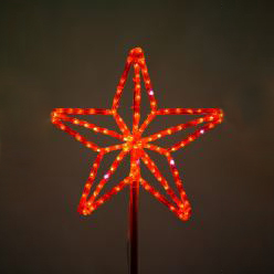 Макушка Кремлевская Эконом 50 см. для елей высотой от 3 до 5 м., красная, Green Trees (krem-50red)