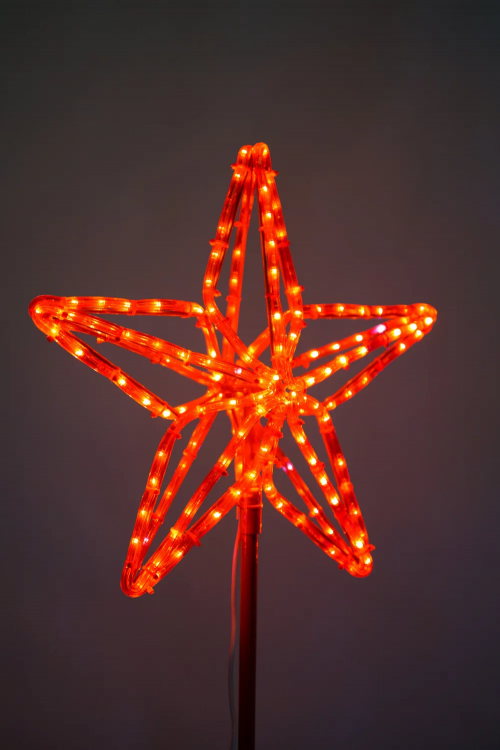 Макушка Кремлевская Эконом 50 см. для елей высотой от 3 до 5 м., красная, Green Trees (krem-50red)