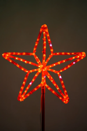 Макушка Кремлевская Эконом 50 см. для елей высотой от 3 до 5 м., красная, Green Trees (krem-50red)