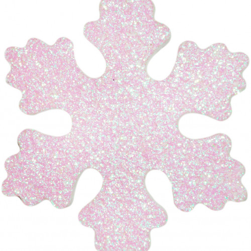 Снежинка из пенофлекса Облачко 140 мм., белый, ПромЕлка (CO-140White)