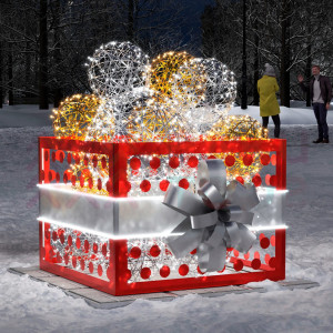 Светодиодная инсталляция Набор ёлочных игрушек 1.32 м., Conso (OPR-006-1001)