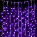 Светодиодный занавес 3*1 м., 350 разноцветных LED ламп, 24В., каучуковый белый провод, IP65, (AUG350-8-1EPRGB) в Санкт-Петербурге