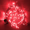 Светодиодная нить с мерцанием 10 м., 220V, 100 красных LED ламп, прозрачный ПВХ провод, Rich LED (RL-S10CF-220V-T/R)