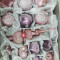 Набор стеклянных шаров Ягодный зефир, 13 предметов, лиловый, Витус (878/6/3)