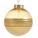 Набор пластиковых шаров Золотая Нить 80  мм., золотой, 12 шт., Kaemingk (025759) 