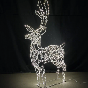 Светодиодная фигура Олень стилизованный малый 160 см., Сад Радости (SR035)