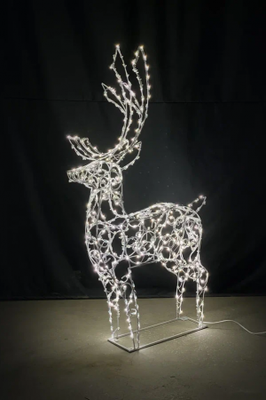 Светодиодная фигура Олень стилизованный малый 160 см., Сад Радости (SR035)