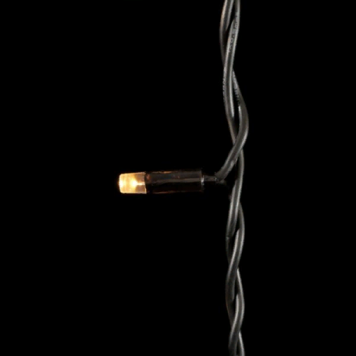 Светодиодная бахрома с колпачком 3,2*0,9 м., 168 теплых белых LED ламп, мерцание, каучуковый черный провод, Beauty Led (LL168BLW-1-2WW)