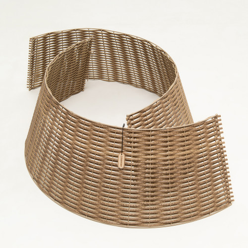 Корзина под елку Премиум Царская Лоза 65*48*30 см., разборная, чайное дерево, ЕлкиТорг (65-221)