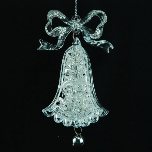 Украшение &quot;Колокольчик&quot; серебряного цвета,12 см. (150025)