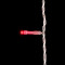 Светодиодная бахрома 3,1*0,5 м., 150 красных LED ламп, прозрачный провод ПВХ, Beauty led (PIL150-10-2R)
