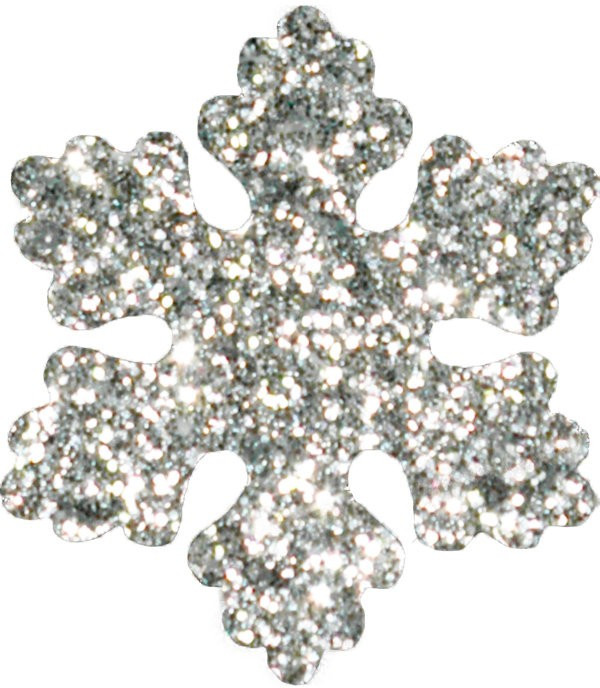 Снежинка из пенофлекса Облачко 300 мм., серебро, ПромЕлка (CO-300SILVER)