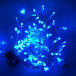 Светодиодная нить с мерцанием 10 м., 220V, 100 синих LED ламп, прозрачный ПВХ провод, Rich LED (RL-S10CF-220V-T/B)