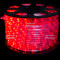 Дюралайт круглый Ø 10.5 мм., 220V, 3-жилы, красные LED лампы 24 шт на 1 м., бухта 100 м, силикон, Winner (05.100.10,5.24R)