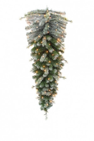 Хвойный декор Капля Форса заснеженная 120 см., 152 лампы, Triumph Tree (72027)