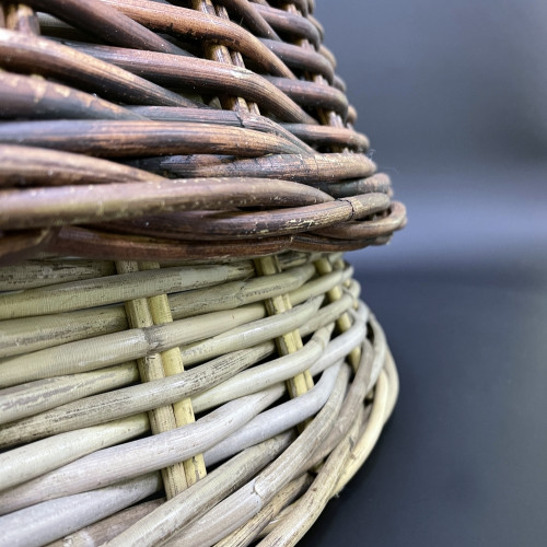 Корзина для декорирования подставки 28х80 см., светло-коричневая, Christmas DeLuxe (85772)