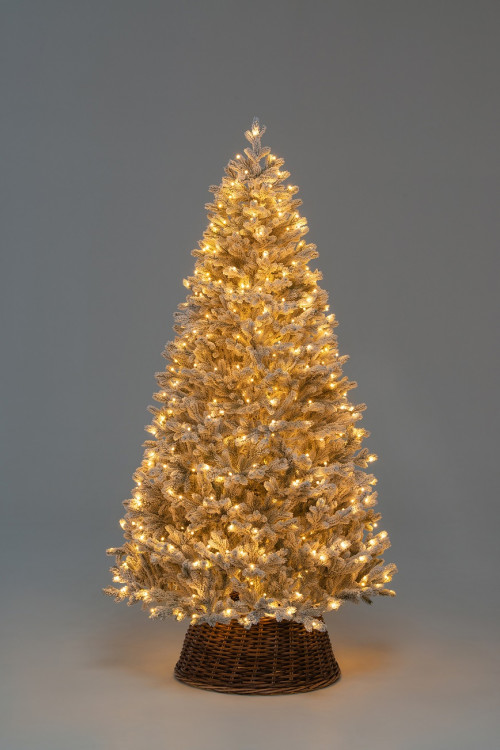 Искусственная елка Алтайская заснеженная 300 см., 885 теплых-белых Led ламп, 100% литая хвоя, ЕлкиТорг (203300) в Санкт-Петербурге