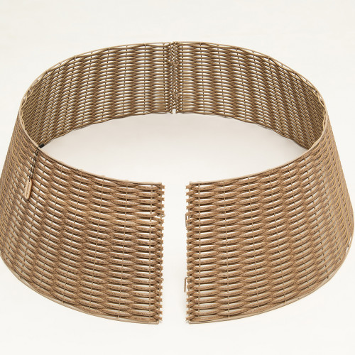 Корзина под елку Премиум Царская Лоза 87 см., разборная, чайное дерево, ЕлкиТорг (87-221)