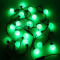 Светодиодная гирлянда Шарики, 5 м., 20 зеленых LED ламп 40 мм, 220V, черный ПВХ, Beauty Led (HB20-11-2G)