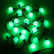 Светодиодная гирлянда Шарики, 5 м., 20 зеленых LED ламп 40 мм, 220V, черный ПВХ, Beauty Led (HB20-11-2G) в Санкт-Петербурге