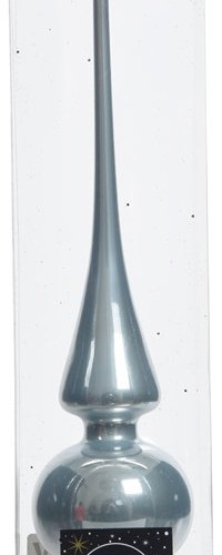 Елочная макушка Classic 26 см, голубой туман, стекло, KAEMINGK (114489)