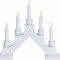 Горка рождественская Карина, 5 ламп, 28х30 см., белый, Star Trading (275-48)