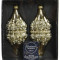 Набор стеклянных олив Массандра в золоте, 13 см., 2 шт., Kaemingk (030062/1)