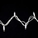 Светодиодная нить с мерцающим диодом 10 м., 220V, 100 теплых белых LED ламп, белый каучук, соединяемая, Winner Light (ww.01.7w.100+)