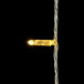 Светодиодная гирлянда с колпачком 100 теплых белых LED ламп 10 м., мерцание, 24В., прозрачный провод ПВХ, IP65, LTC (PST100BLWCAP-10-1WW)