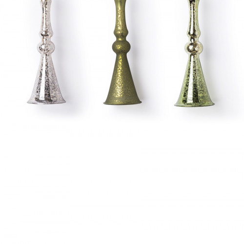 Винтажное стеклянное украшение Перезвон 20 см., шампань, Karlsbach (14462/1)